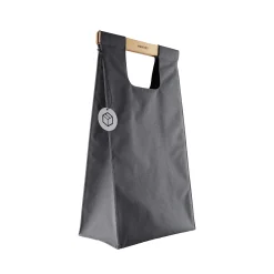 Sac De Tri De Dechets Tissu Gris / 28 L - Nylon & Bois - Eva Solo