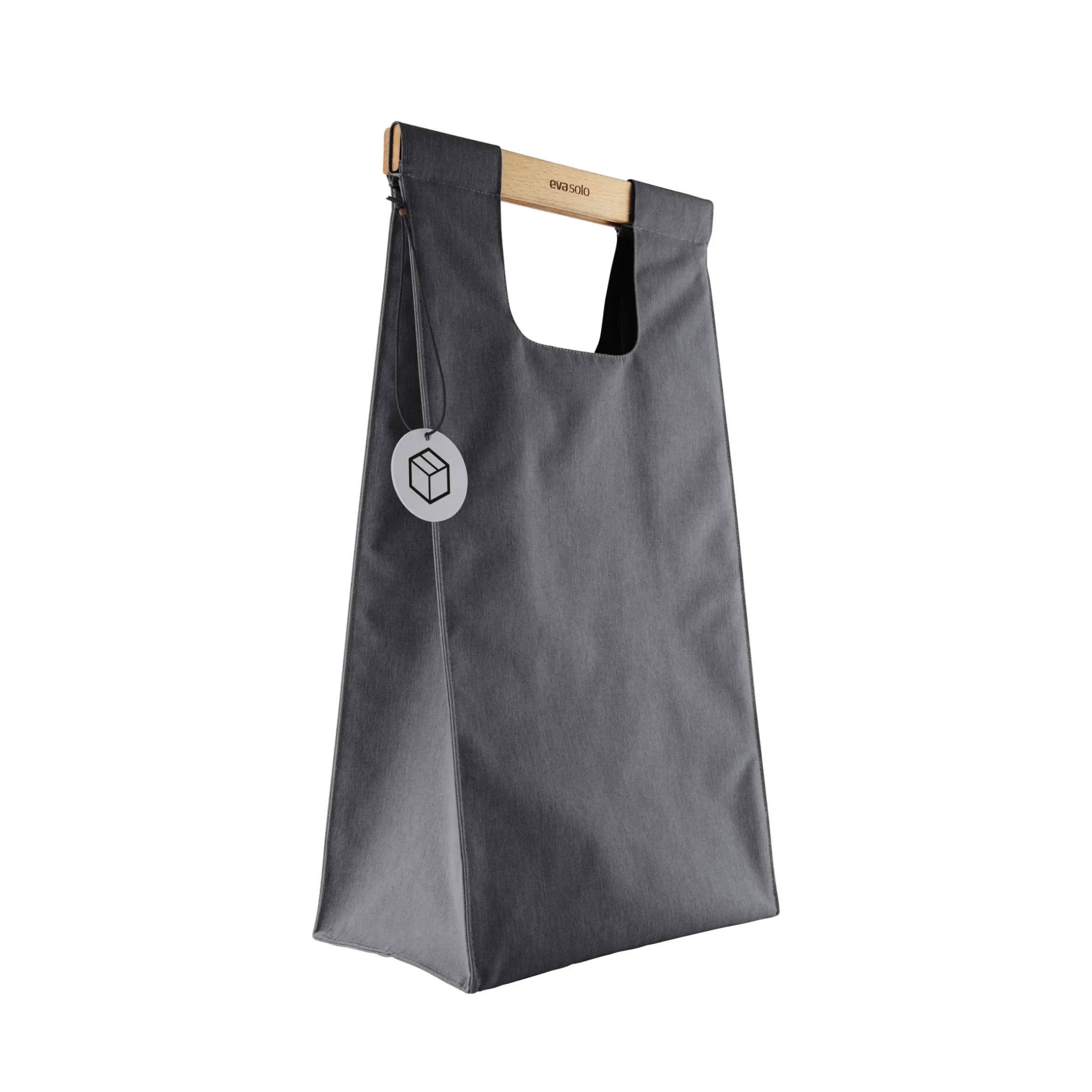 Sac De Tri De Dechets Tissu Gris / 28 L - Nylon & Bois - Eva Solo