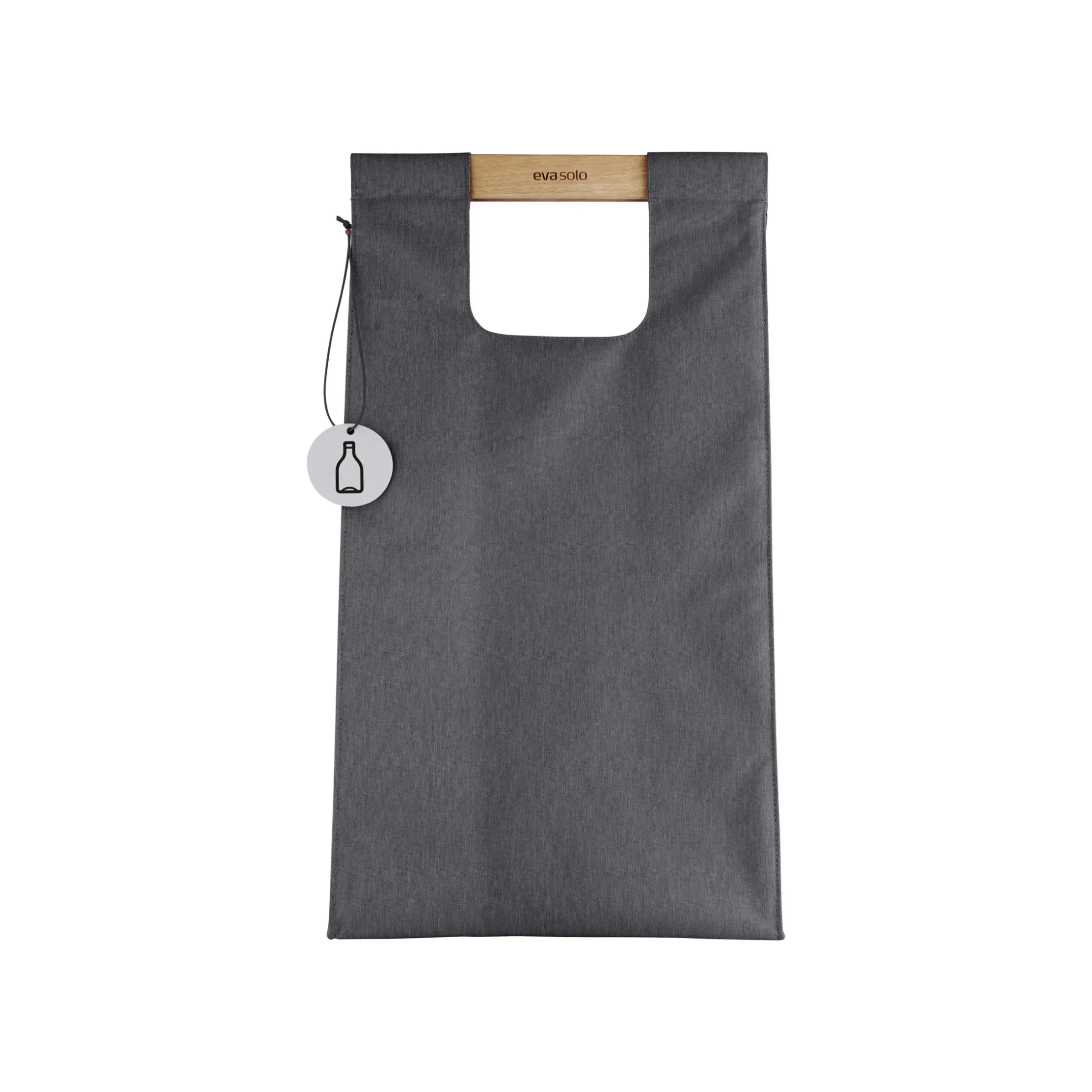 Sac De Tri De Dechets Tissu Gris / 28 L - Nylon & Bois - Eva Solo