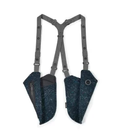 Sacoche Bandouliere Sin Pistols Tissu Bleu / 2 Poches - Sancal