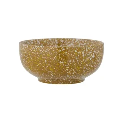 Saladier Carmel Ceramique Jaune Marron / Ceramique - O 21 X H 10 Cm - Bloomingville