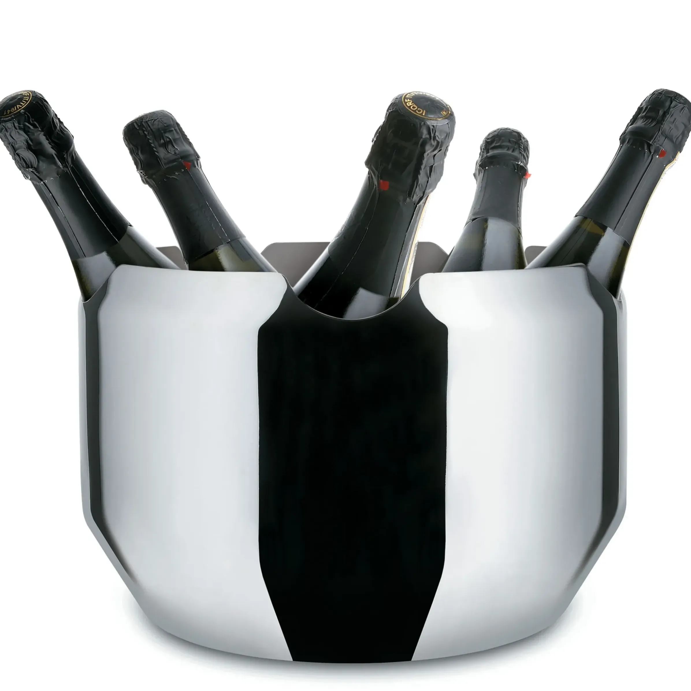 Seau A Champagne Noe Metal / 5 Bouteilles - Alessi