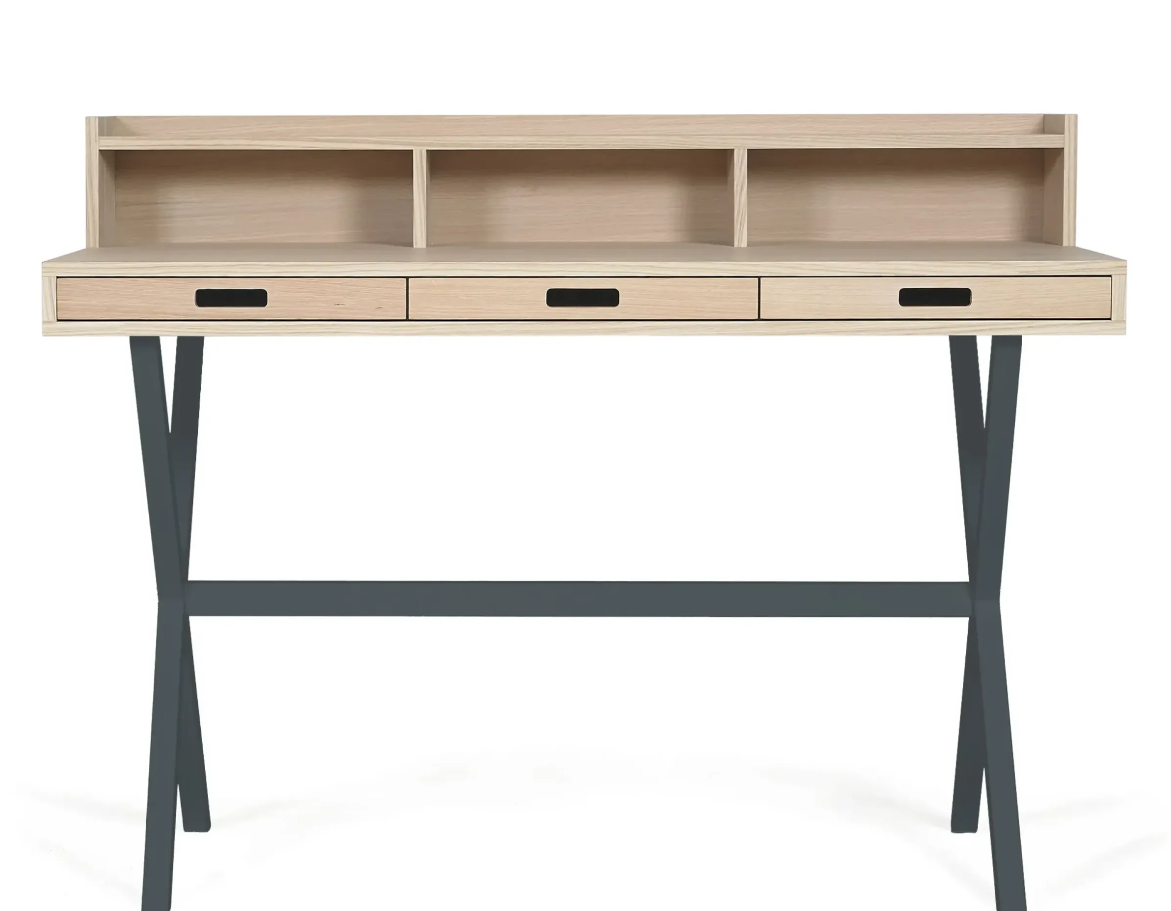 Secretaire Hyppolite Bois Gris - Harto