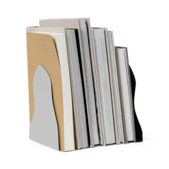 Serre-Livres Pond Metal Argent / Set De 2 - Finition - Ferm Living