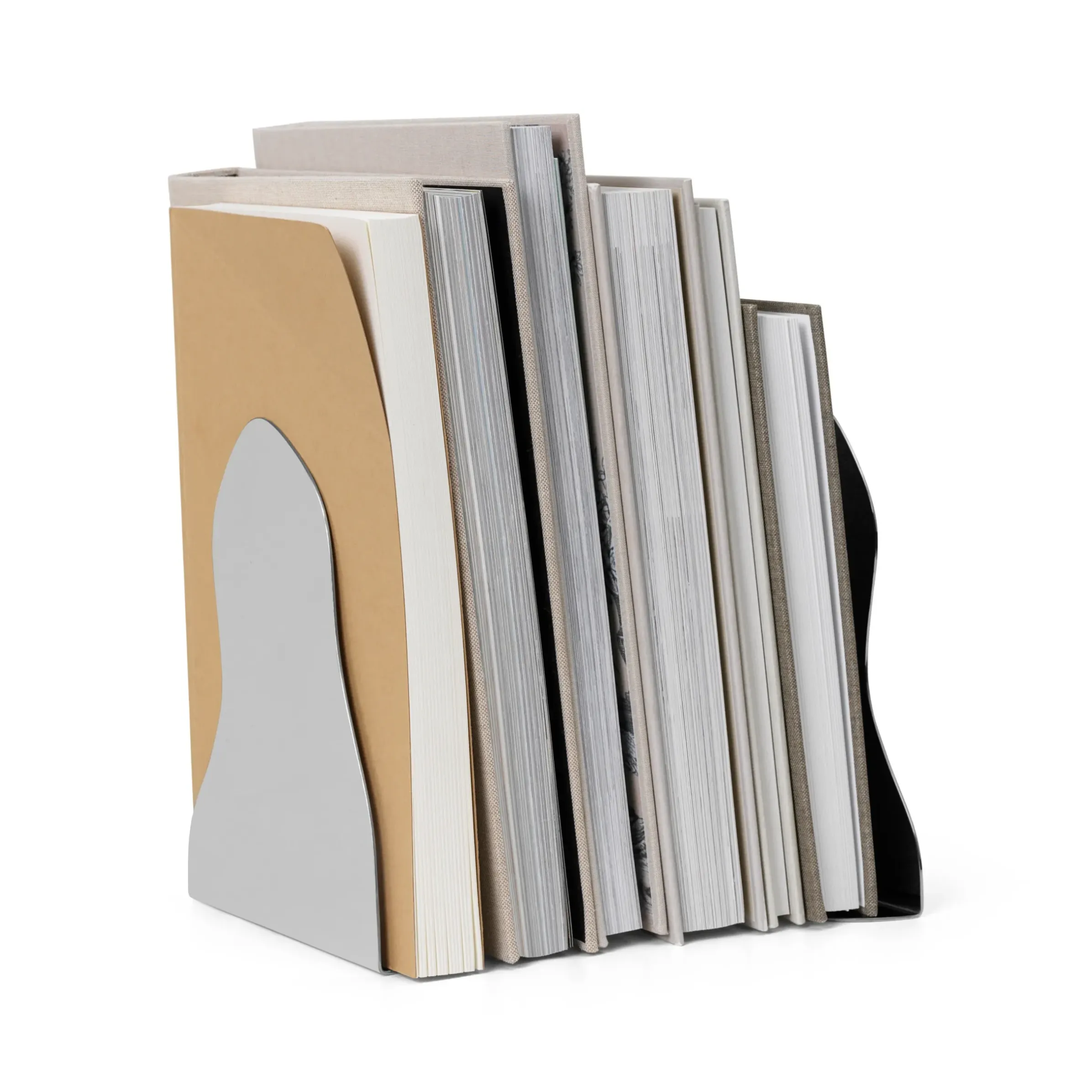 Serre-Livres Pond Metal Argent / Set De 2 - Finition - Ferm Living