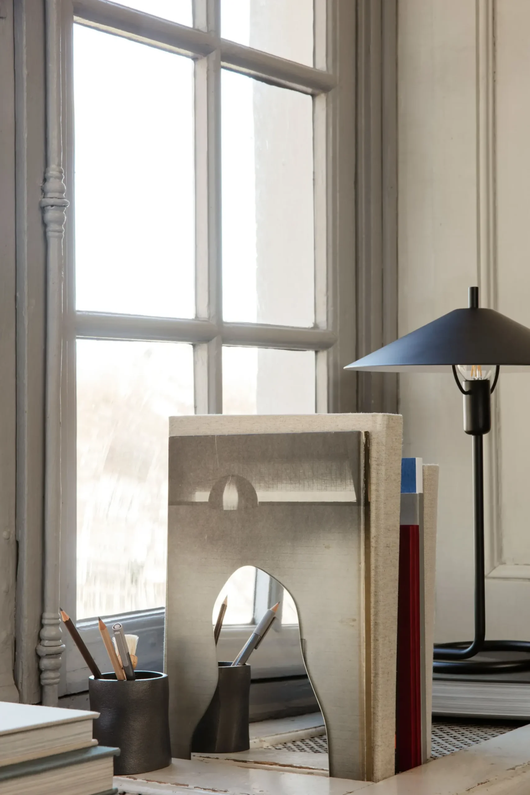 Serre-Livres Pond Metal Argent / Set De 2 - Finition - Ferm Living