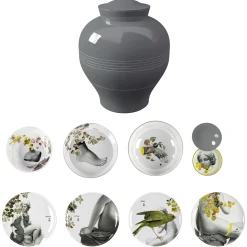 Service De Table Yuan Parnasse Plastique Multicolore /8 Pieces Empilables - Ibride
