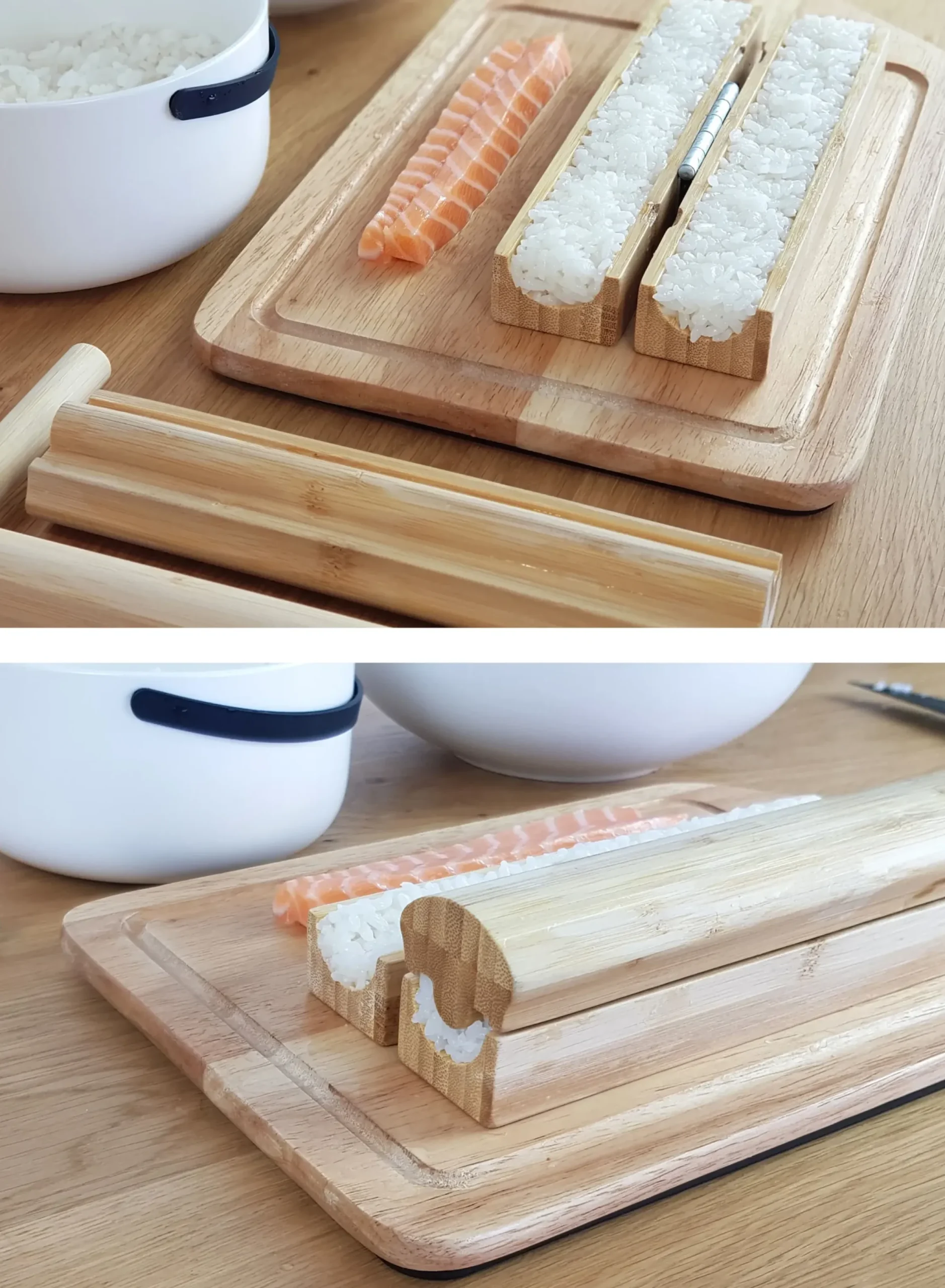 Set A Sushi Sooshi Bois Naturel / Pour Makis Sushis - Cookut