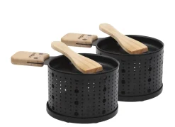 Set Lumi Metal/ Pour Raclette A La Bougie - 2 Personnes - Cookut