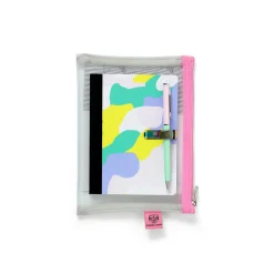 Set Papeterie Papier / Carnet A6 + Stylo + Porte-Stylo + Pochette - Papier Tigre