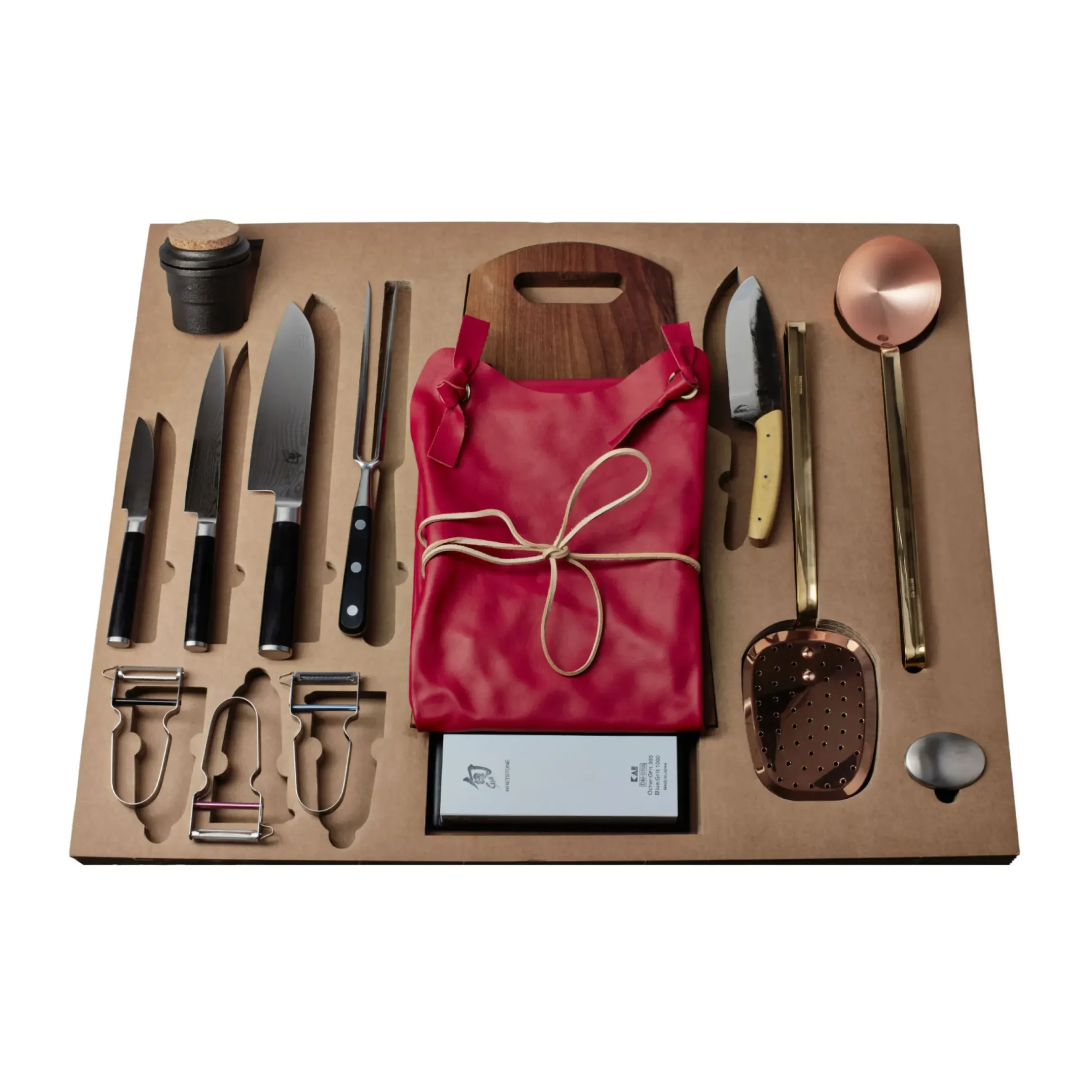 Set Ustensiles De Cuisine La Malle Bois / 28 Pieces Pour Coupe, Cuisson & Contenants - Edition Limitee & Numerotee - Malle W. Trousseau
