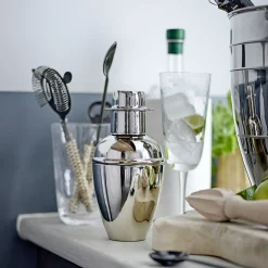 Shaker Cocktail Verremetal / Verre Recycle - Bloomingville