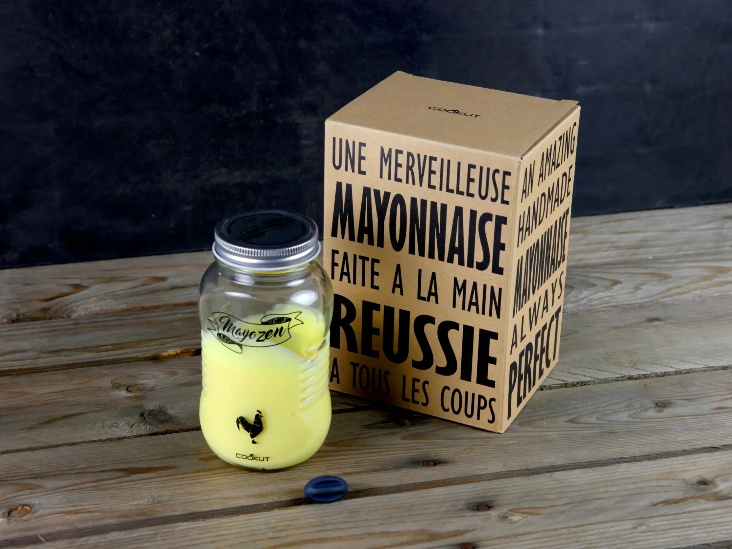 Shaker Mayozen Verre Transparent / Pour Mayonnaise Maison - Cookut
