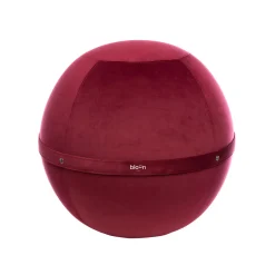 Siege Ergonomique Ballon Velvet Regular Tissu Rouge / Velours - O 55 Cm - Bloon Paris