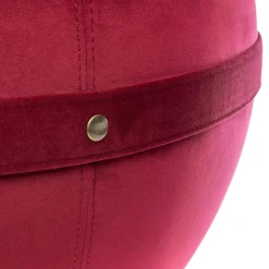Siege Ergonomique Ballon Velvet Regular Tissu Rouge / Velours - O 55 Cm - Bloon Paris