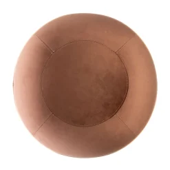Siege Ergonomique Ballon Velvet Xl Tissu Rose Marron / Velours - O 65 Cm - Bloon Paris