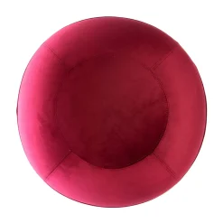 Siege Ergonomique Ballon Velvet Xl Tissu Rouge / Velours - O 65 Cm - Bloon Paris