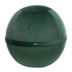 Siege Ergonomique Ballon Velvet Xl Tissu Vert / Velours - O 65 Cm - Bloon Paris