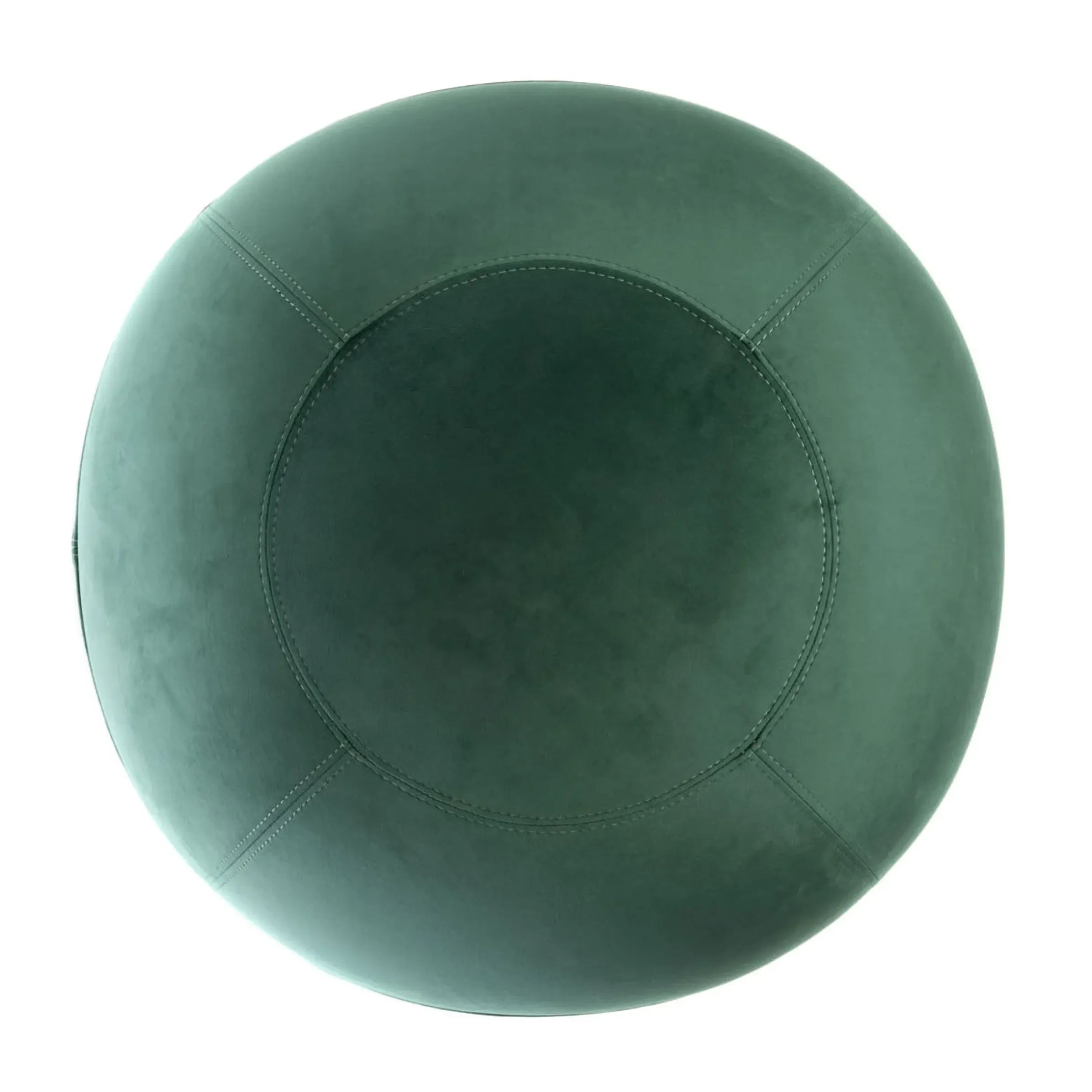 Siege Ergonomique Ballon Velvet Xl Tissu Vert / Velours - O 65 Cm - Bloon Paris