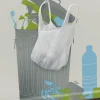 Sticker Vynil+Plastic Bags Plastique Papier Gris - Domestic