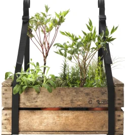 Support Jardiniere  Tissubretelles De Balcon / Set 2 Sangles Suspension - Bacsac
