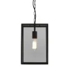 Suspension D'extérieur Homefield Metal Noir Verre  Transparent & Noir - Astro Lighting