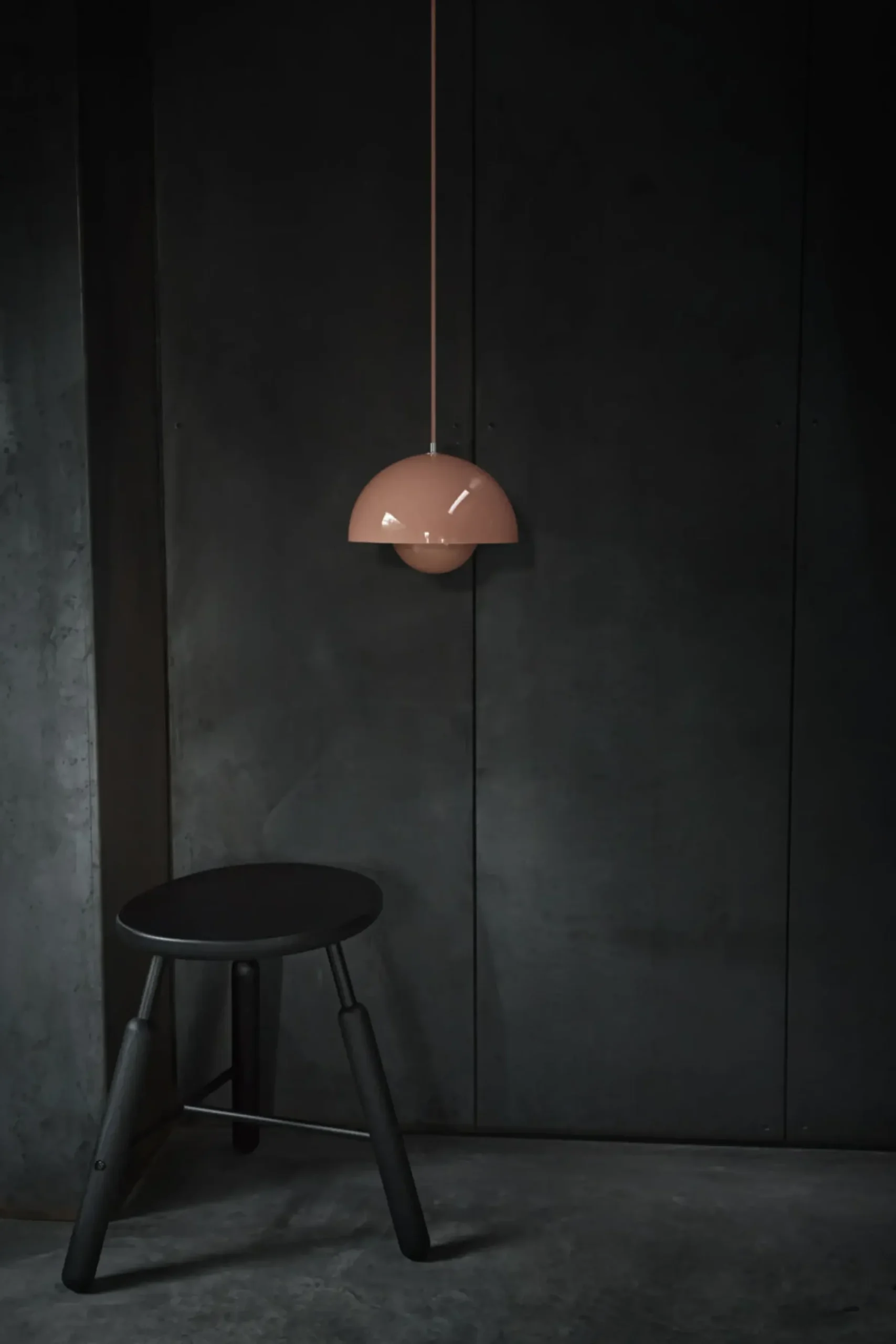 Suspension Flowerpot Vp1 Metal Blanc / O 23 Cm - By Verner Panton, 1969 - &Tradition
