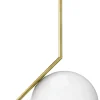 Suspension Ic S2 Verre Metal / H 72 Cm - Flos