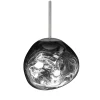 Suspension Melt Mini Led Plastique Argent Gris Metal / O 28 Cm - Polycarbonate Metallise (Change De Couleur) - Tom Dixon