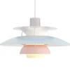 Suspension Ph 5 Pastels Metal Multicolore / O 50 Cm - Poul Henningsen, 1958 - Louis Poulsen