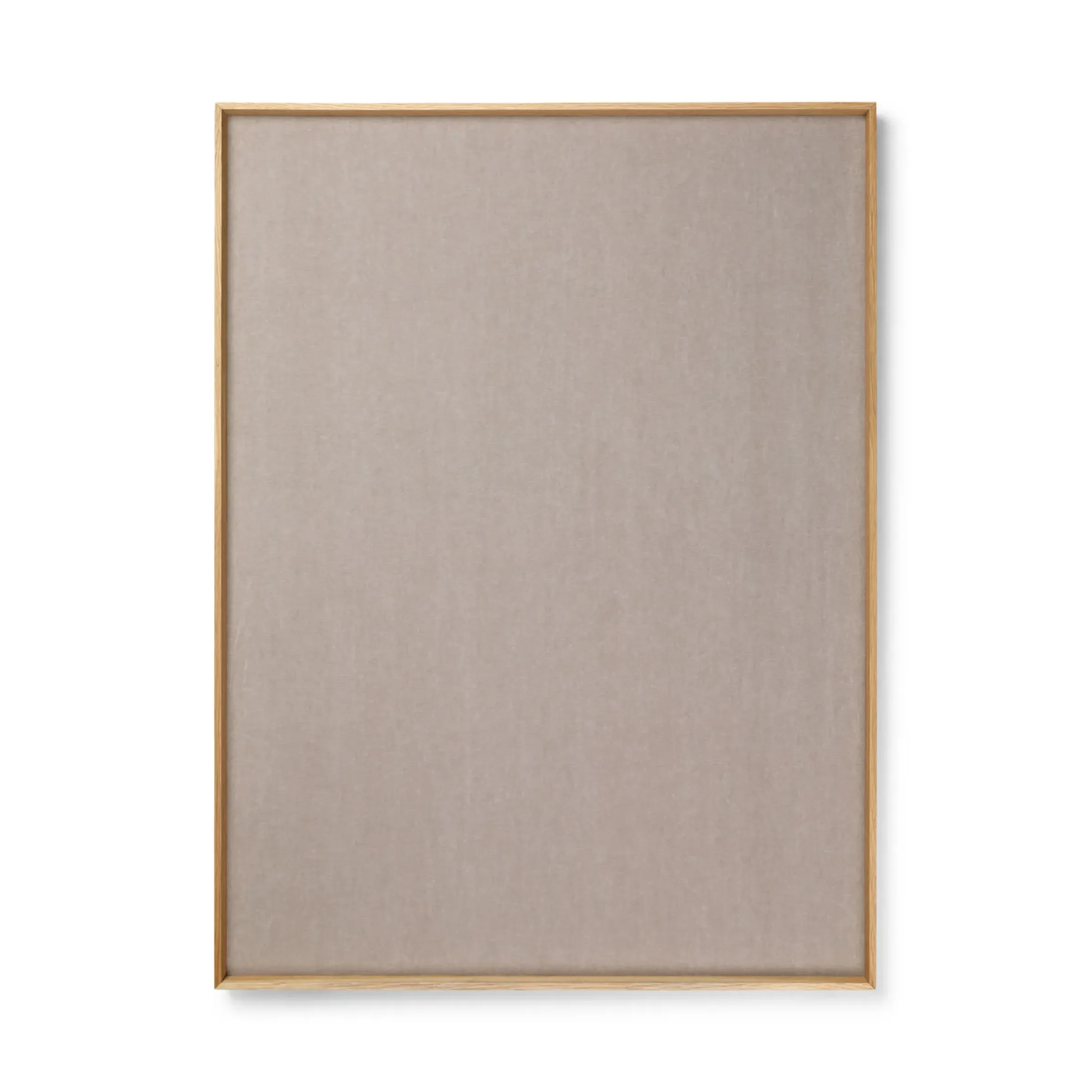Tableau Memo Scenery Bois Naturel / L 75 X H 100 Cm - Chene & Liege Recouvert De Tissu - Ferm Living