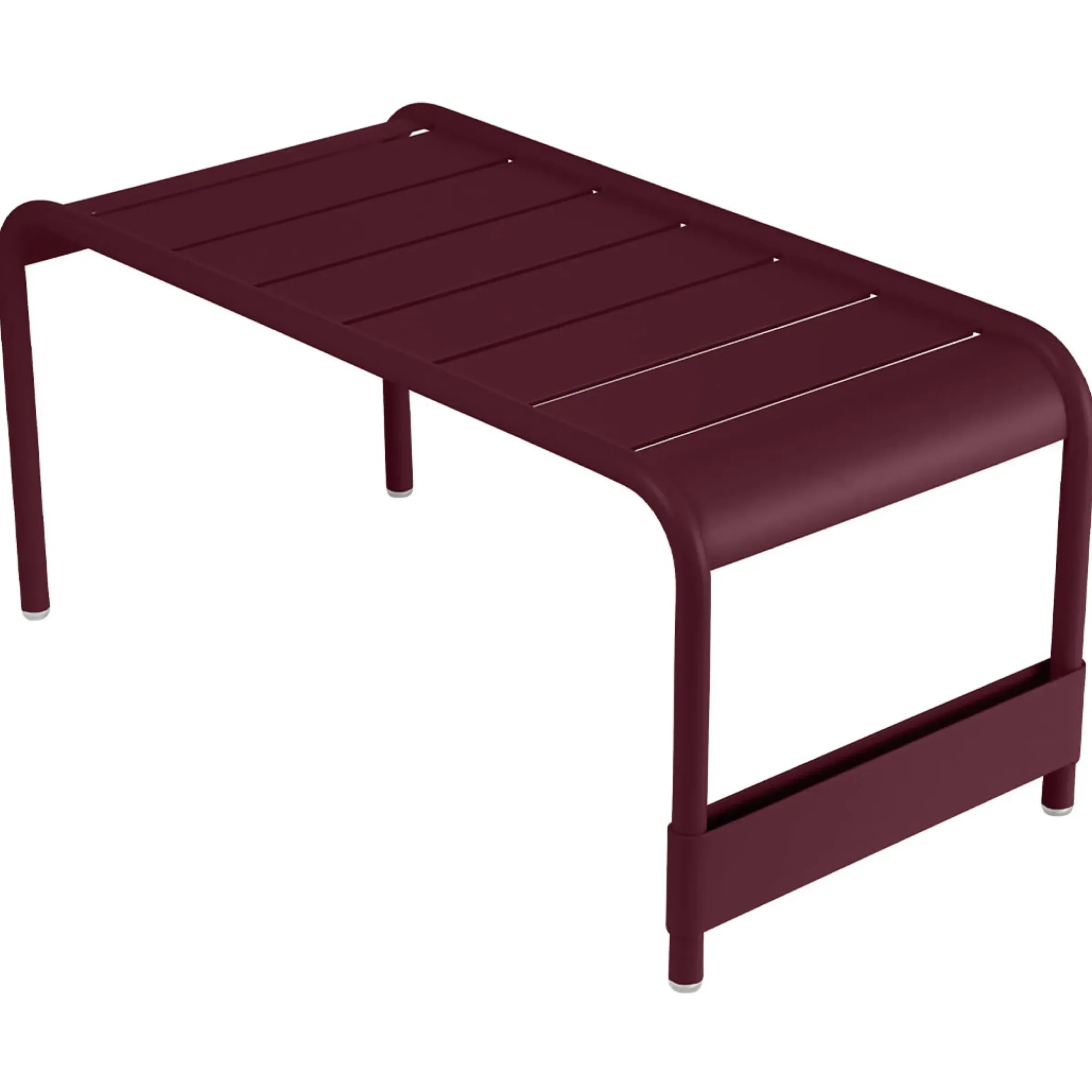 Table Basse Luxembourg Metal Rouge / Banc - L 86 Cm - Fermob
