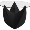 Table Basse Mr. Lem Verre Plastique Noir - Myyour