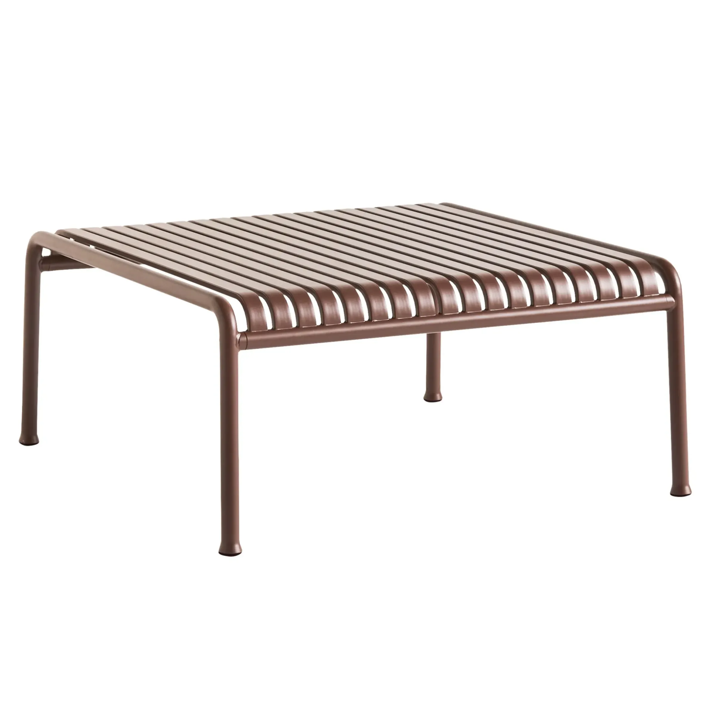 Table Basse Palissade Metal Rouge / 81,5 X 86 X H 38 Cm - R & E Bouroullec - Hay