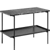 Table Basse Rebar Metal Pierre/ Marbre - 75 X 44 X H 55 Cm - Hay