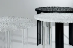Table Basse T-Table Alto Plastique Transparent / O 50 X H 44 Cm - Kartell