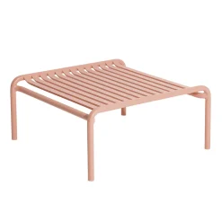 Table Basse Week-End Small Metal Rose /69 X 60 Cm - Aluminium - Petite Friture