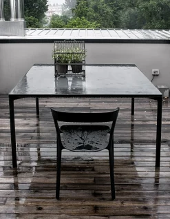 Table Carree Boiacca Pierre / 140 X 140 Cm - Beton - Kristalia