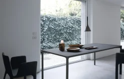Table Carree Boiacca Pierre / 140 X 140 Cm - Beton - Kristalia