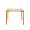 Table Carree Kilt Bois Naturel / 91 X 91 Cm - - Ethimo