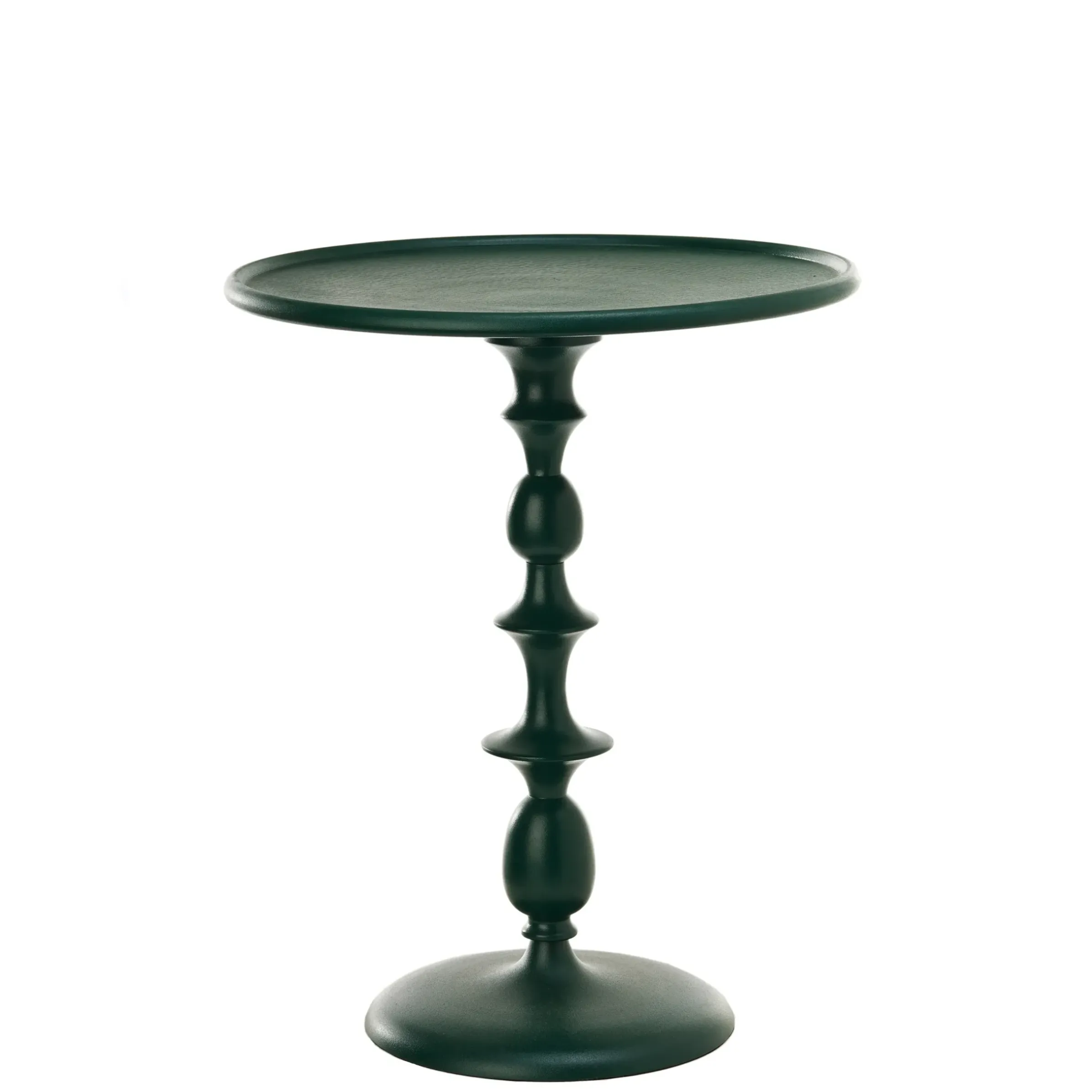 Table D'Appoint Classic Metal Vert / O 46 X H55 Cm - Fonte Aluminium - Pols Potten