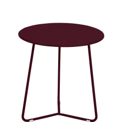 Table D'Appoint Cocotte Metal Rouge / Tabouret - O 34 X H 36 Cm - Fermob