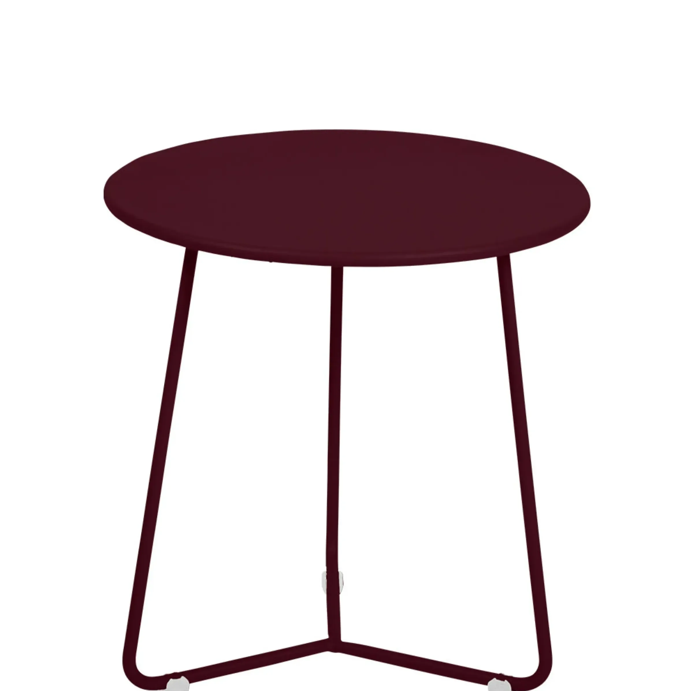 Table D'Appoint Cocotte Metal Rouge / Tabouret - O 34 X H 36 Cm - Fermob