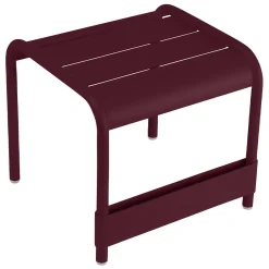Table D'Appoint Luxembourg Metal Rouge / Pouf - L 42 Cm - Fermob