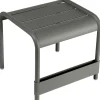 Table D'Appoint Luxembourg Metal Vert Gris / Pouf - L 42 Cm - Fermob