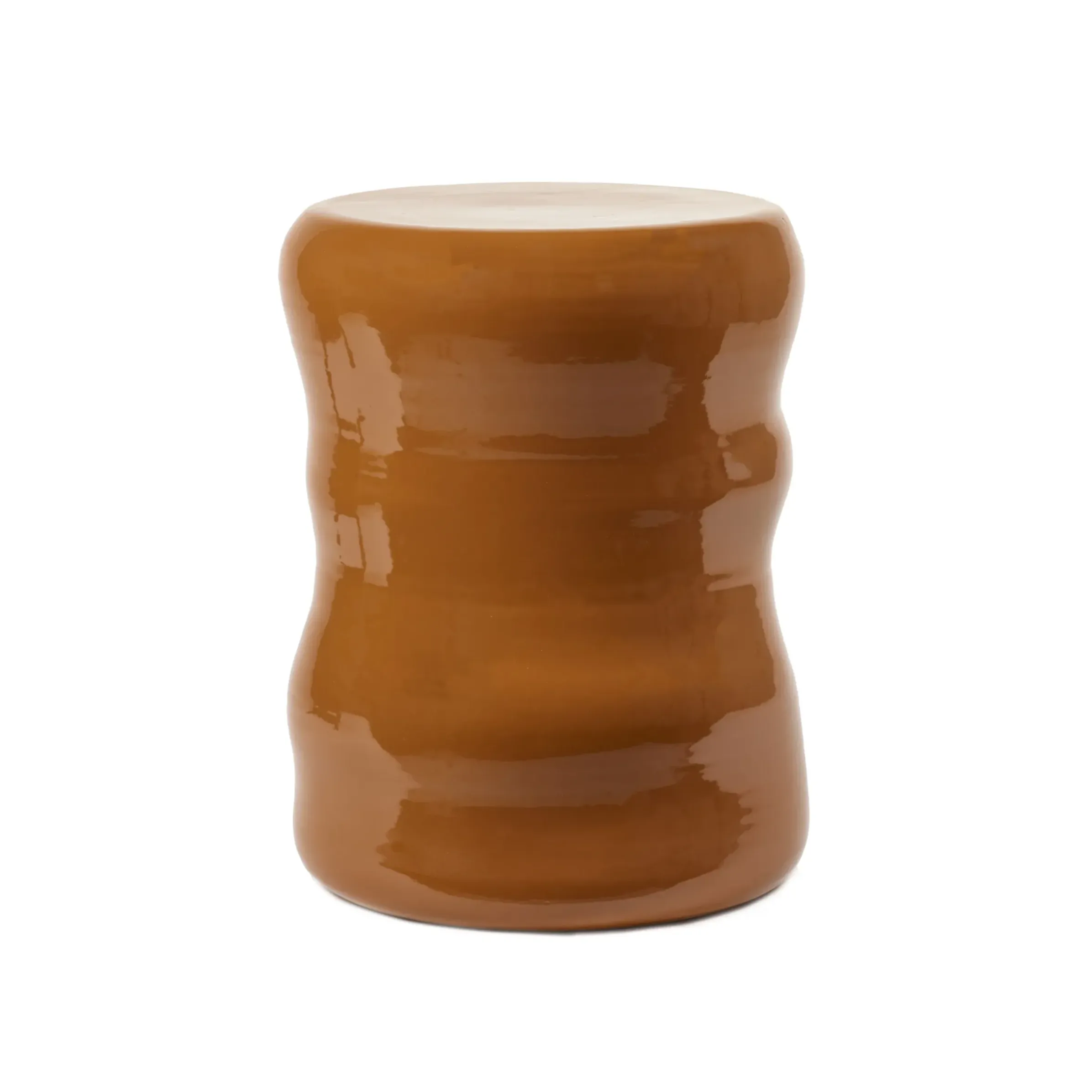 Table D'Appoint Pawn Organic Ceramique Orange / Tabouret - Serax