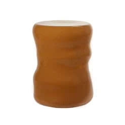 Table D'Appoint Pawn Organic Ceramique Orange / Tabouret - Serax