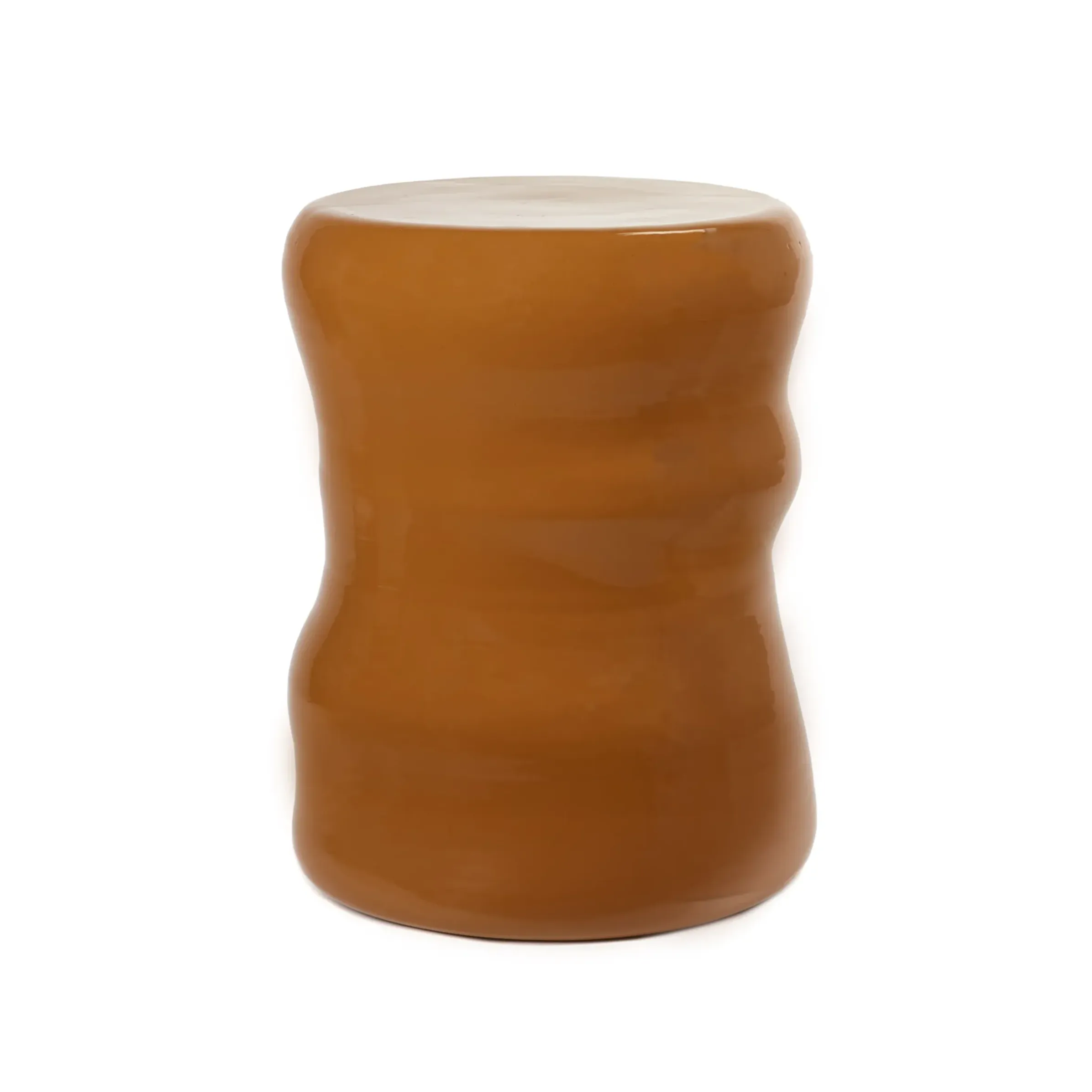 Table D'Appoint Pawn Organic Ceramique Orange / Tabouret - Serax