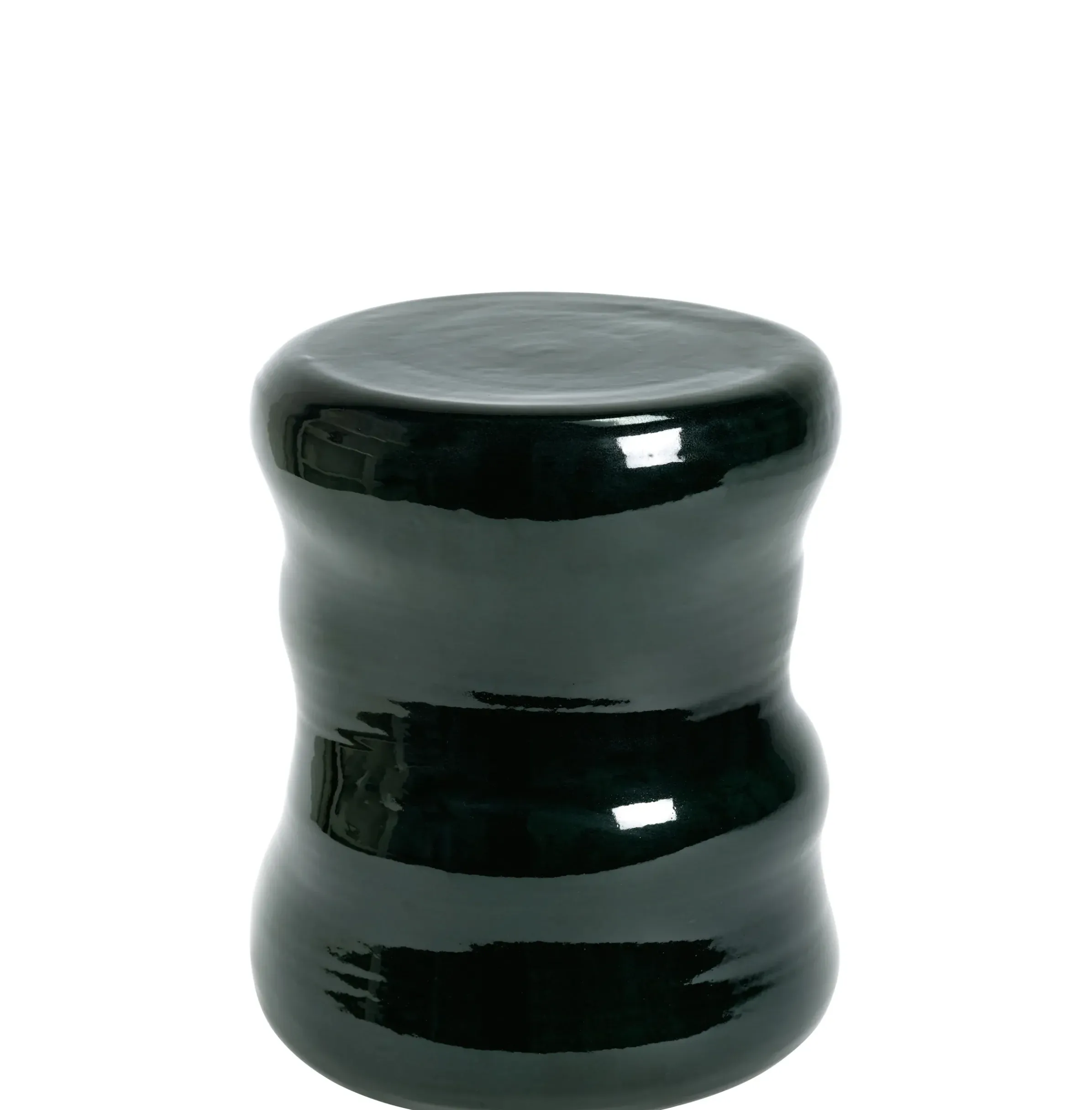Table D'Appoint Pawn Organic Ceramique Vert / Tabouret - Serax