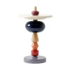 Table D'Appoint Shuffle Mh1 Bois Multicolore / Modulable - O 45 X H 69 Cm - &Tradition